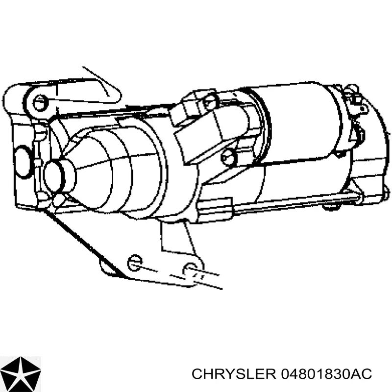 RL801830AC Chrysler motor de arranque