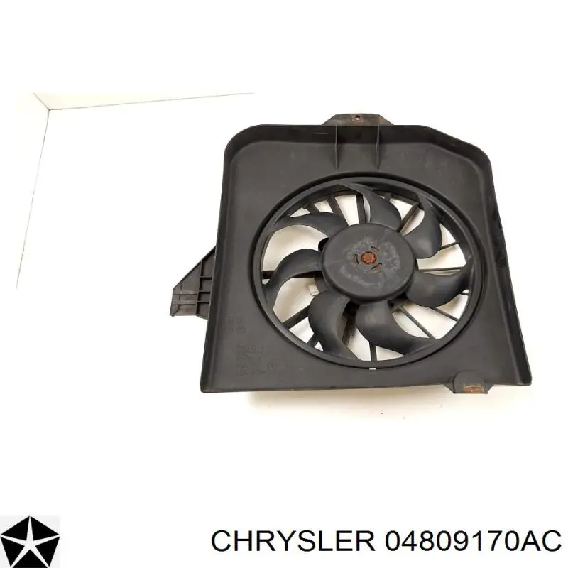 04809170AC Chrysler ventilador (rodete +motor refrigeración del motor con electromotor derecho)