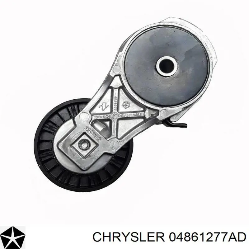 Tensor de la correa trapecial poli v Chrysler 04861277AD