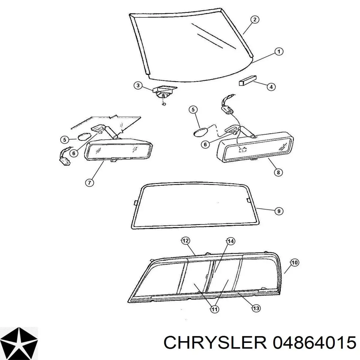 4864015AB Chrysler