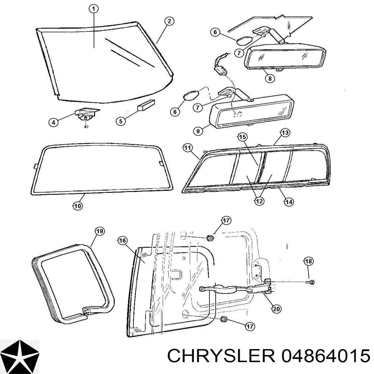  Chrysler 4864015AB precio, desde  