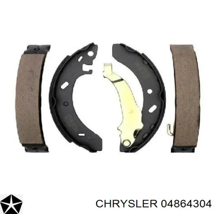 04864304 Chrysler zapatas de frenos de tambor traseras