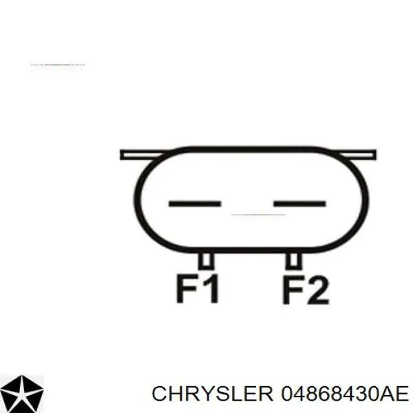 Alternador del motor Chrysler 4868430AH precio, desde 148,10 EUR