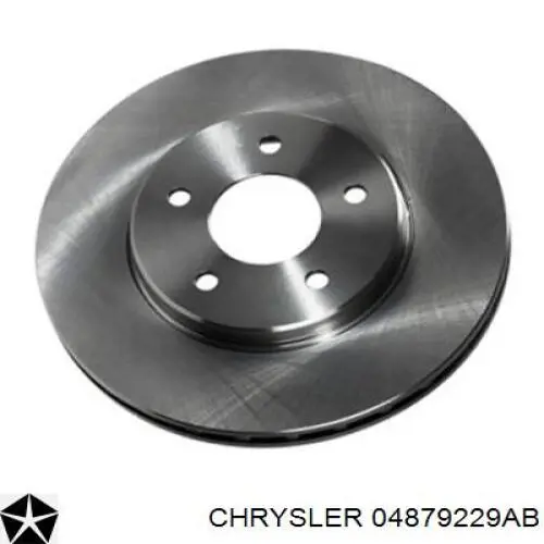 04879229AB Chrysler freno de disco delantero