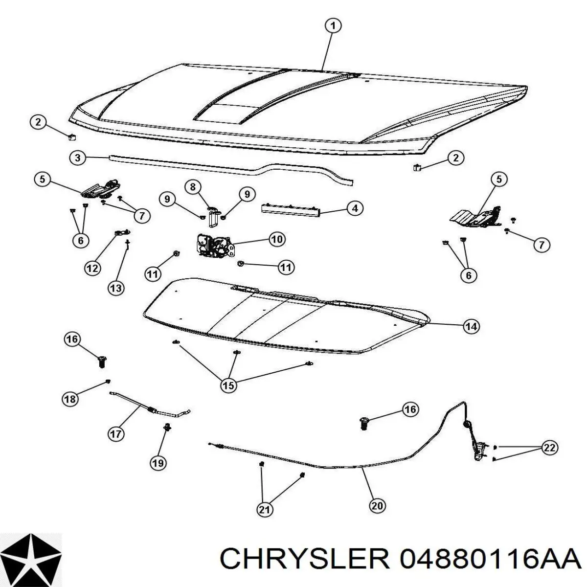  Chrysler 04880116AA precio, desde 12,34 EUR