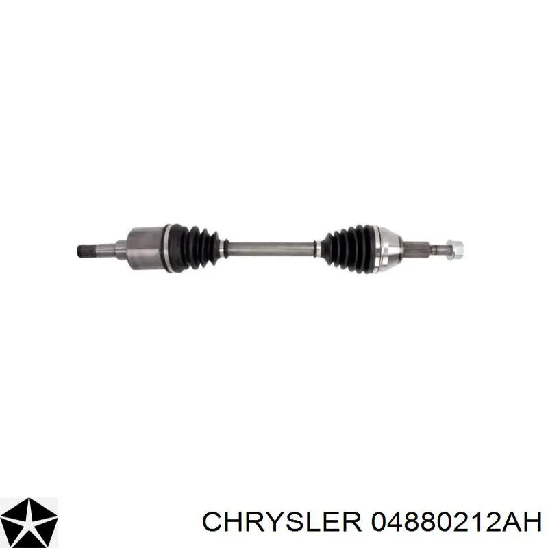 04880212AH Chrysler árbol de transmisión delantero derecho