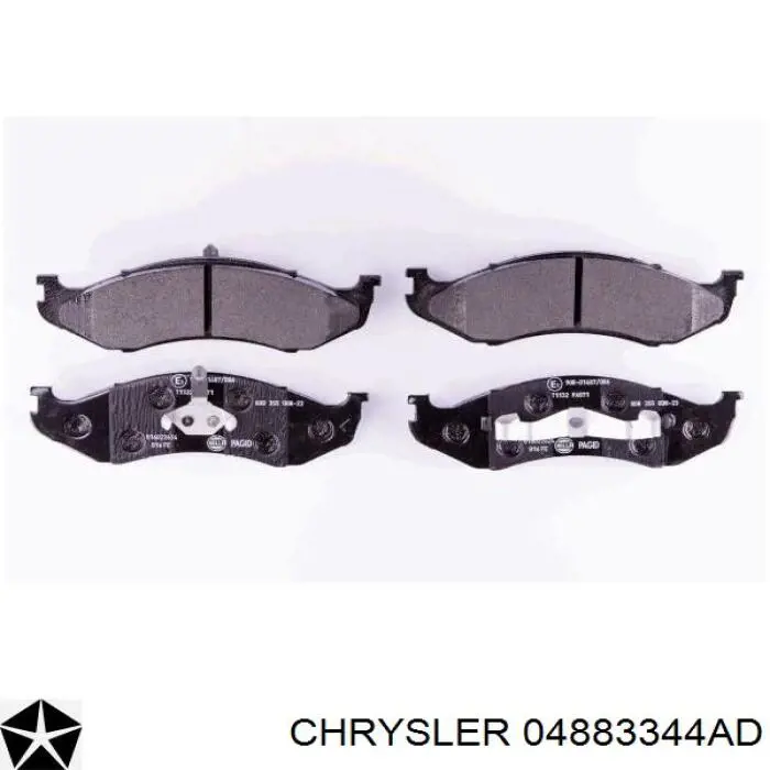 Pastillas de freno delanteras Jeep Grand Cherokee 1 Z