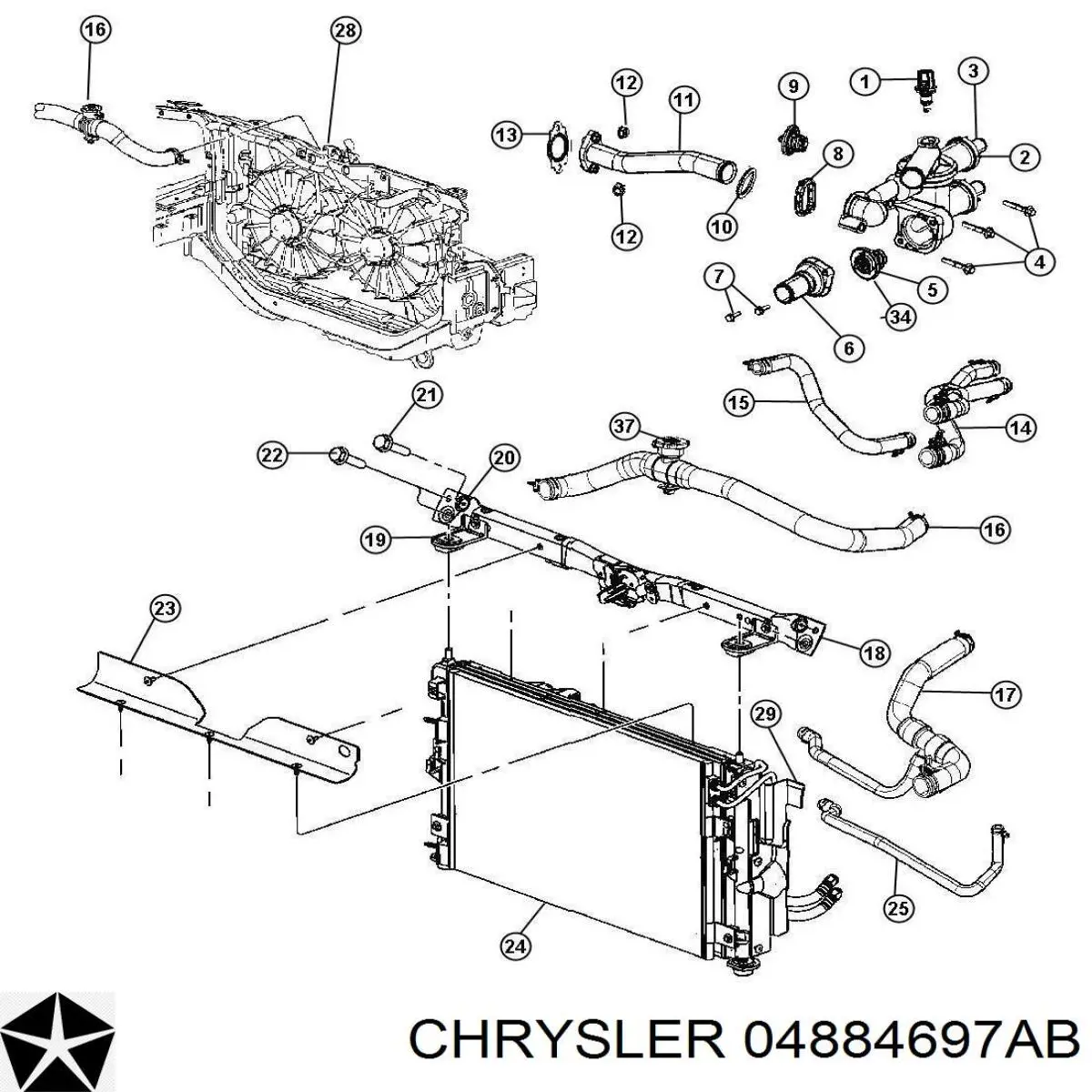 04884697AB Chrysler