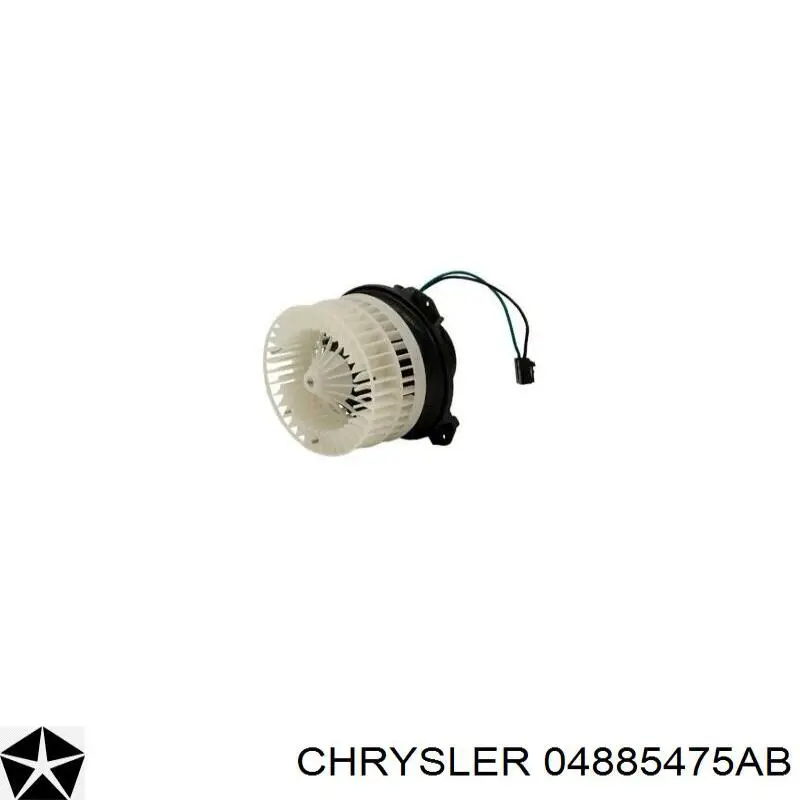 04885475AB Chrysler motor eléctrico, ventilador habitáculo