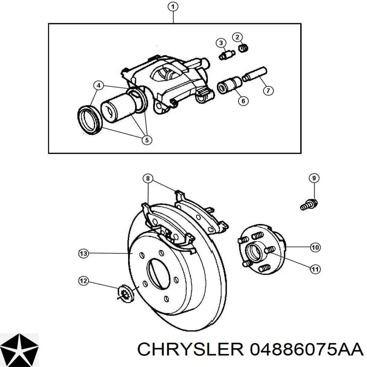 04886075AA Chrysler