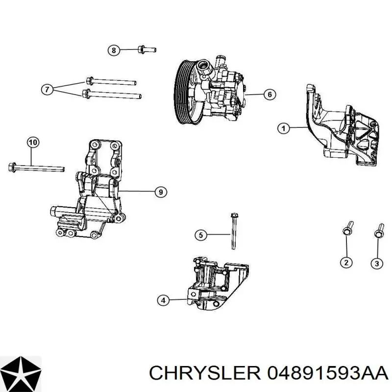 04891593AA Chrysler