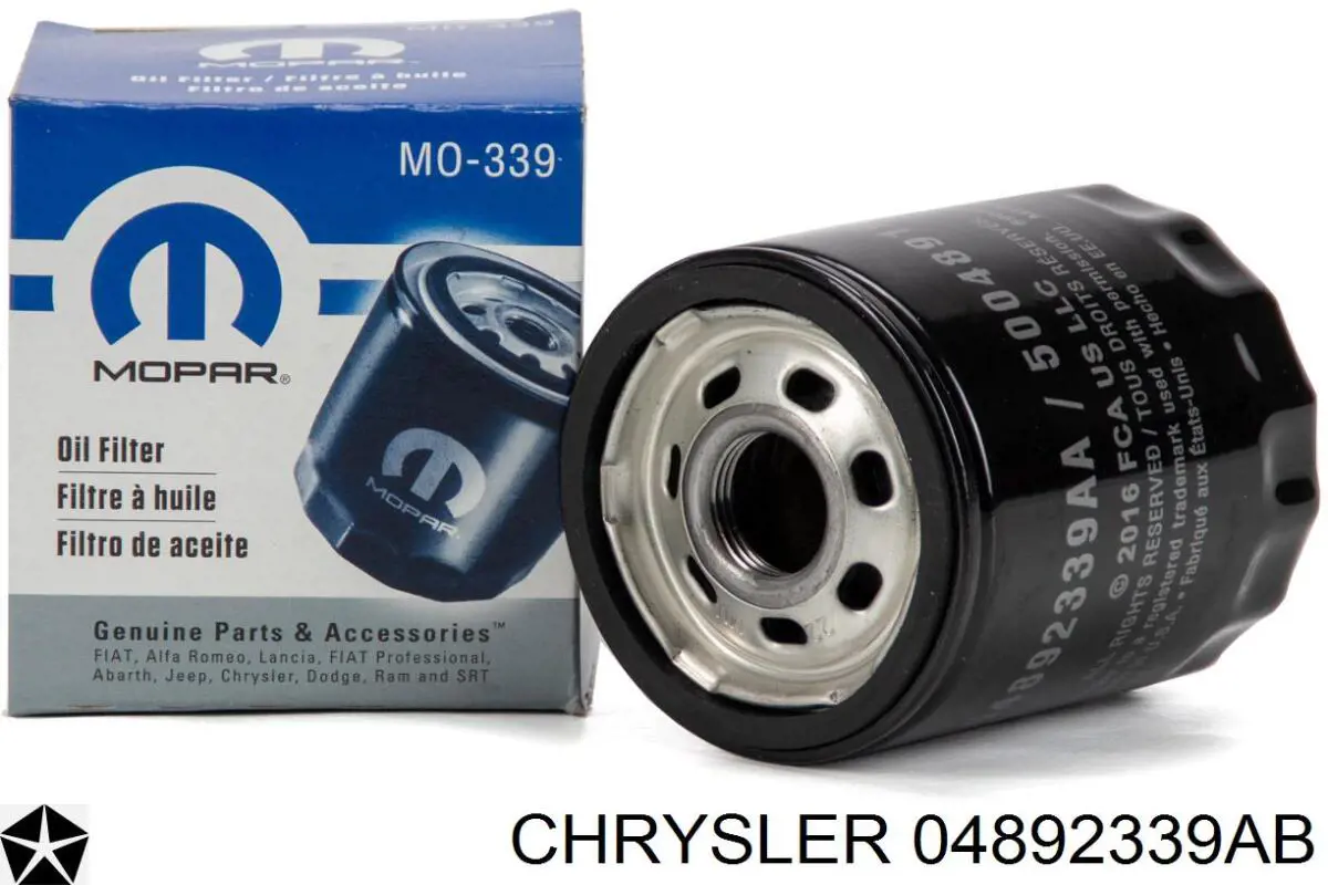 Filtro de aceite Chrysler 04892339AB precio, desde 5,98 EUR