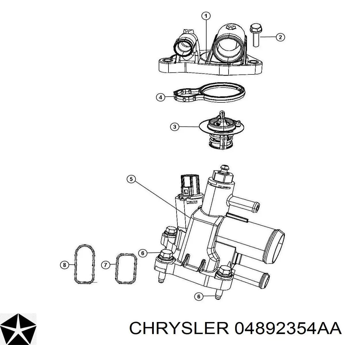 K04892354AA Fiat/Alfa/Lancia