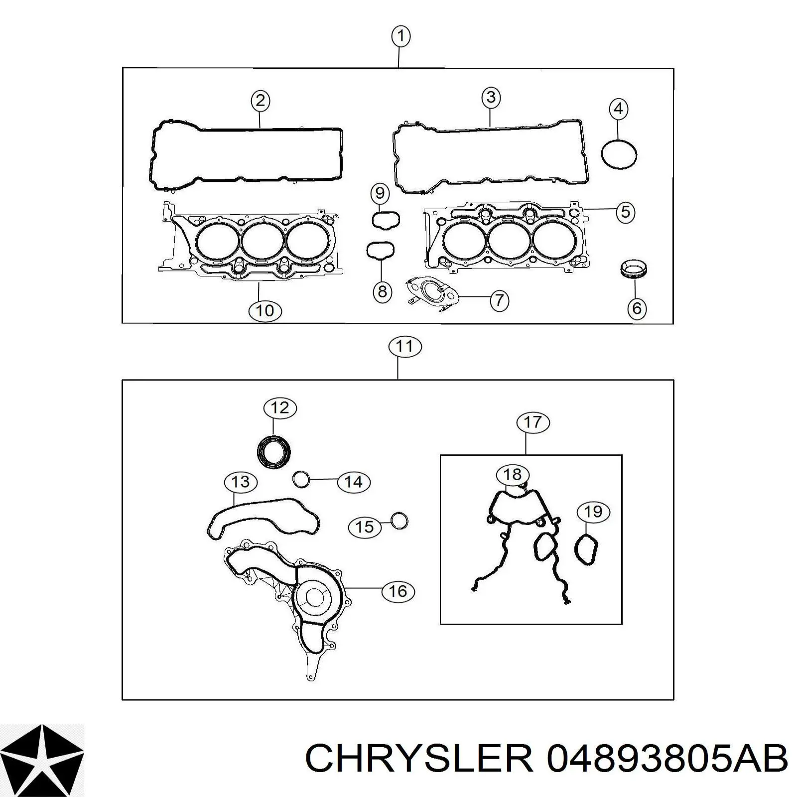 K04893805AB Fiat/Alfa/Lancia