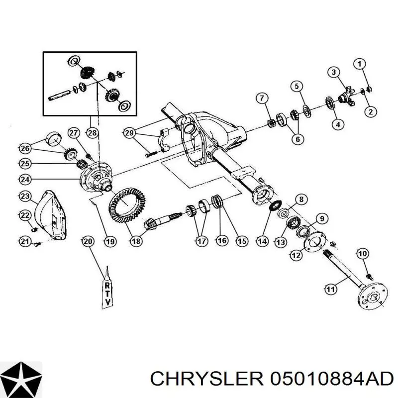 K05010884AD Fiat/Alfa/Lancia material de estanqueidad silicona