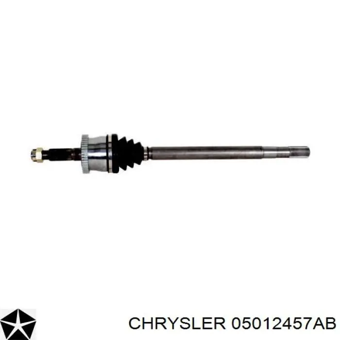 05012457AB Chrysler árbol de transmisión delantero izquierdo