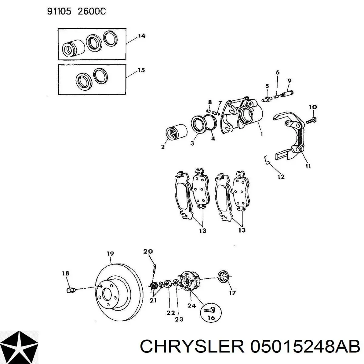 Chrysler 05015248AB precio, desde 8,32 EUR