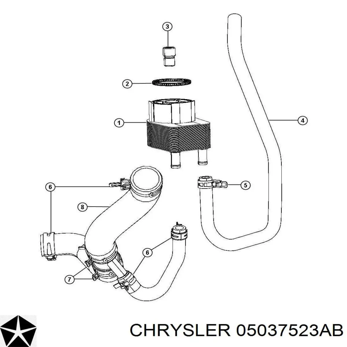 K05037523AB Fiat/Alfa/Lancia