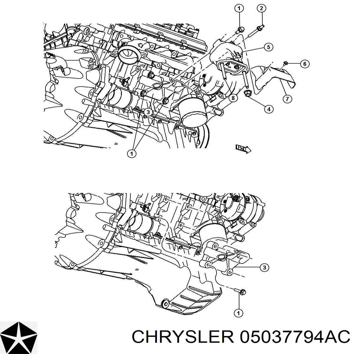 K05037794AC Fiat/Alfa/Lancia