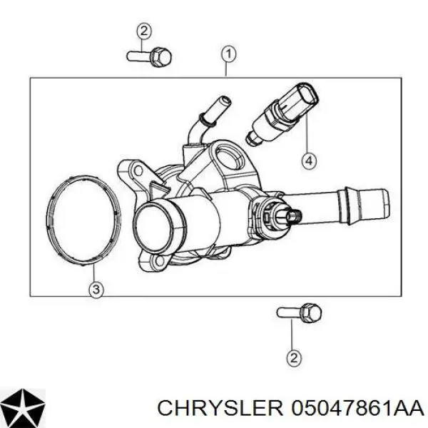 05047861AA Chrysler termostato