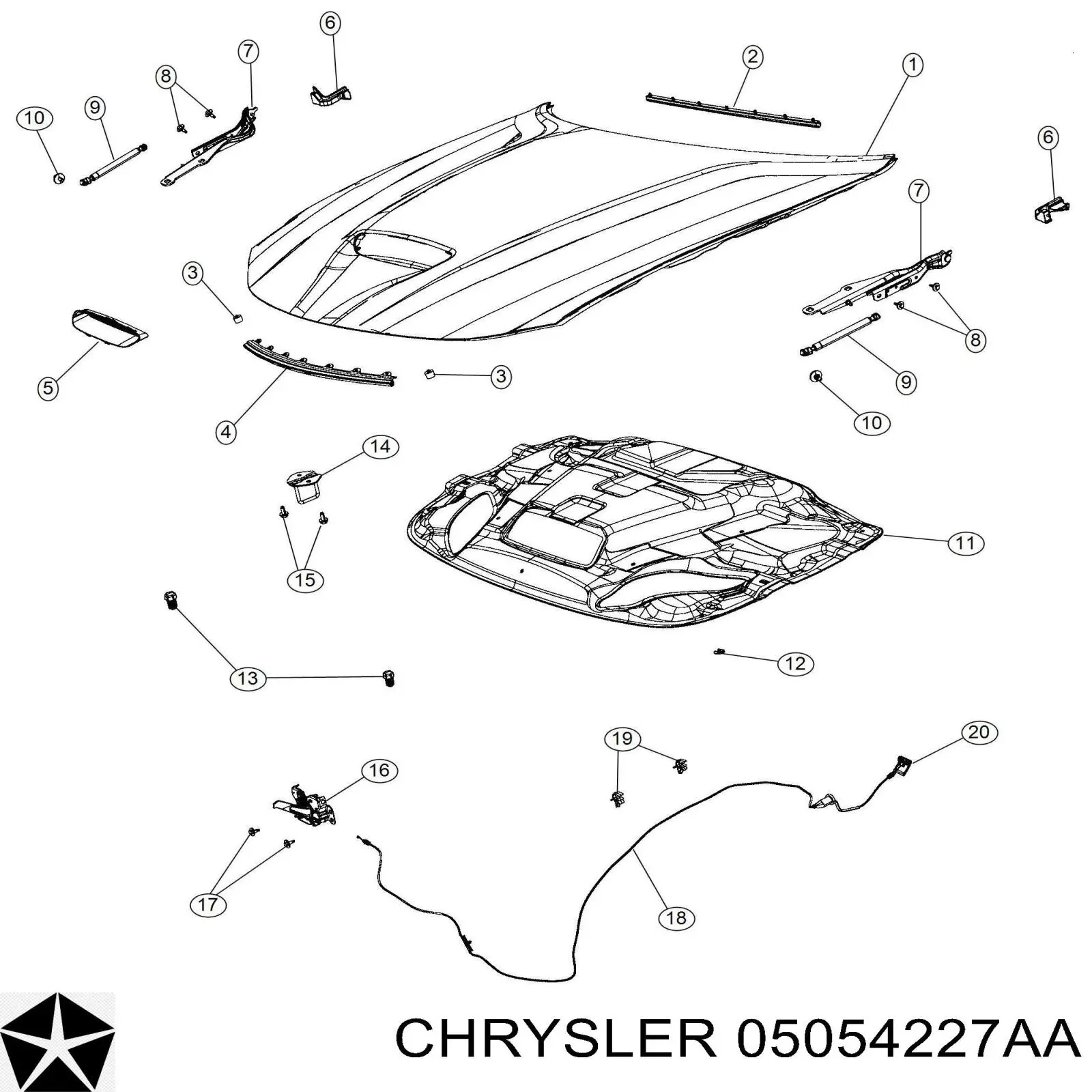 05054227AA Chrysler