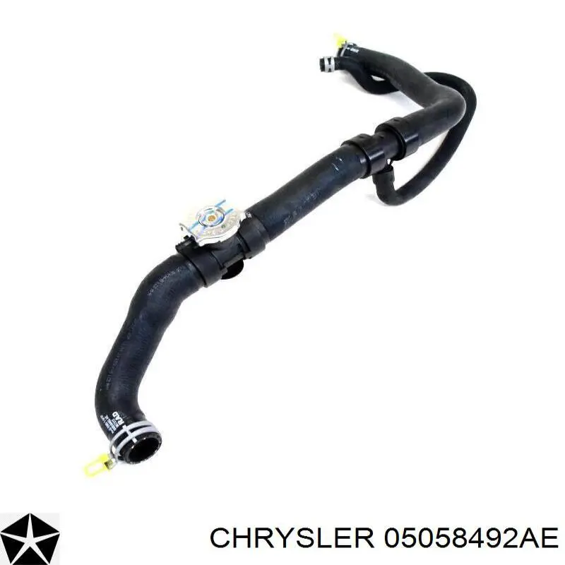 05058492AB Chrysler tubería de radiador arriba