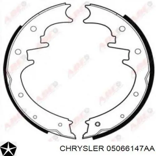 05066147AA Chrysler zapatas de frenos de tambor traseras