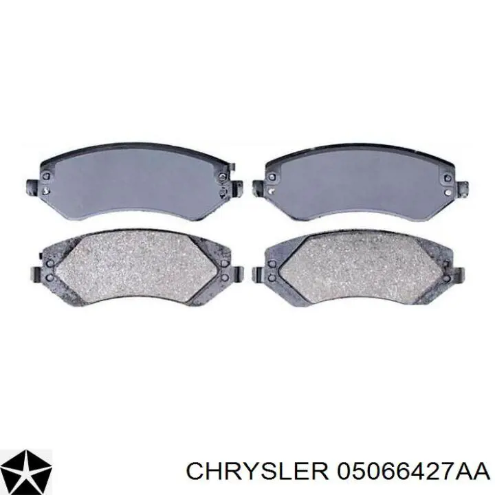 Comprar 05066427AA Chrysler Pastillas delanteras de freno