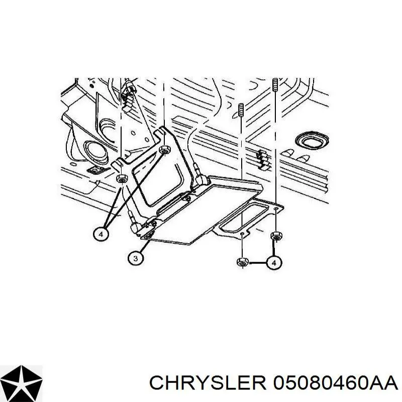 Válvula de retorno de combustible 05080460AA Chrysler
