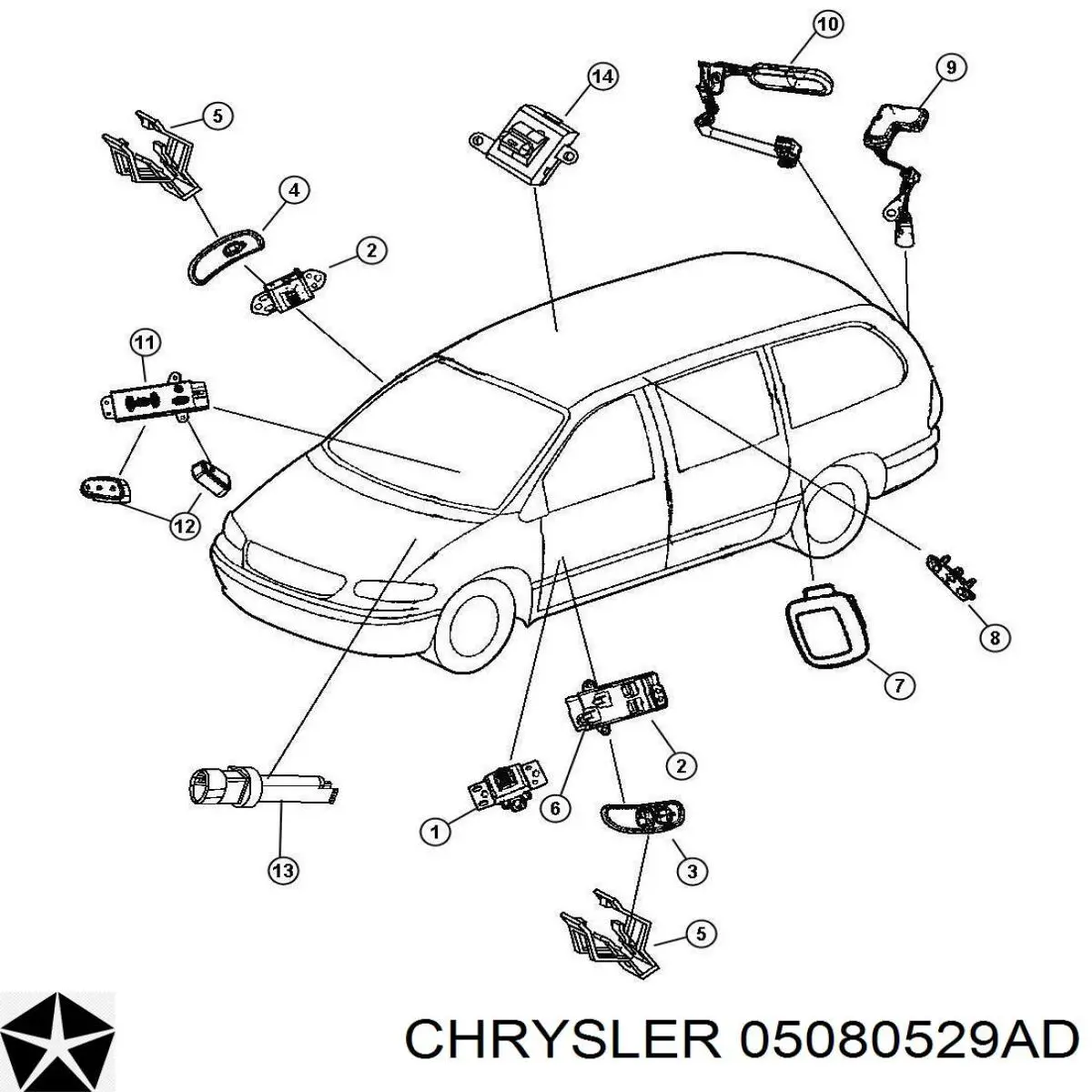  Chrysler 5080529AD