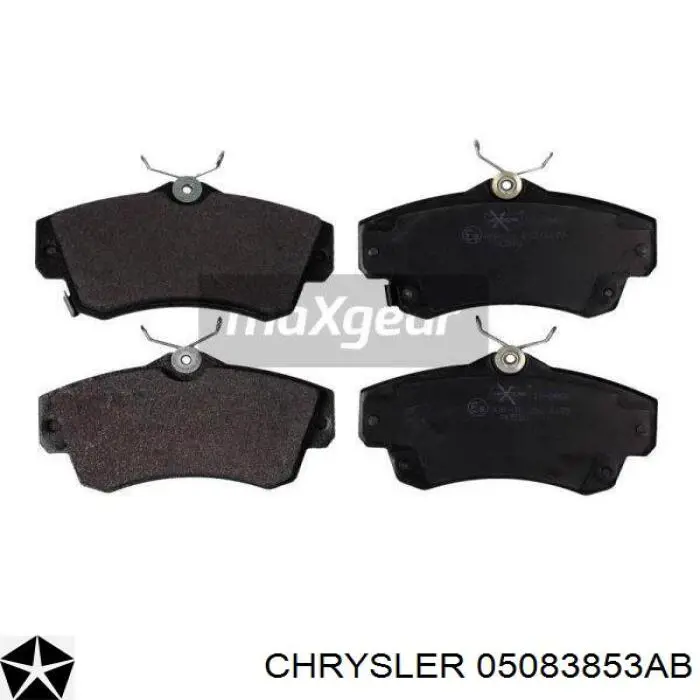 05083853AB Chrysler pastillas de freno delanteras