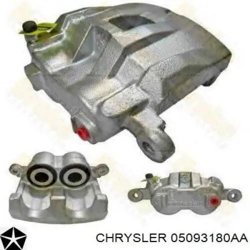 05093180AA Chrysler pinza de freno delantera derecha