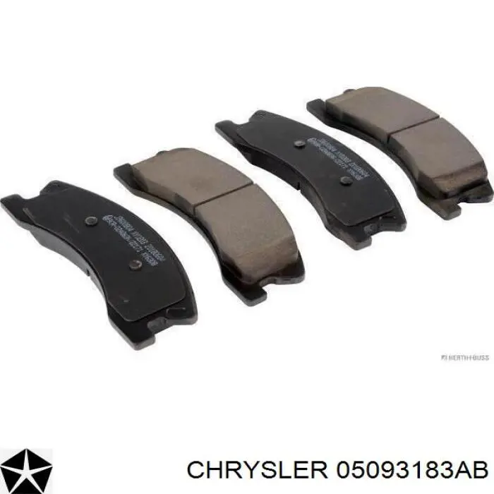 05093183AB Chrysler pastillas de freno delanteras