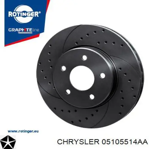 05105514AA Chrysler Discos