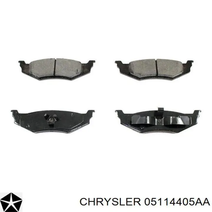 05114405AA Chrysler pastillas de freno traseras