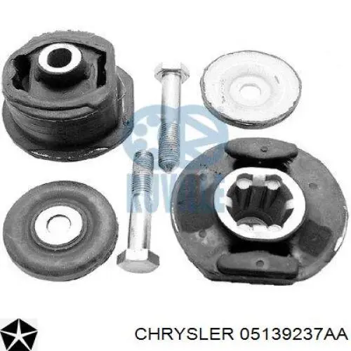 05139237AA Chrysler suspensión, cuerpo del eje trasero