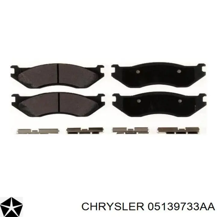 Pastillas freno delanteras Chrysler 05139733AA precio, desde 42,65 EUR