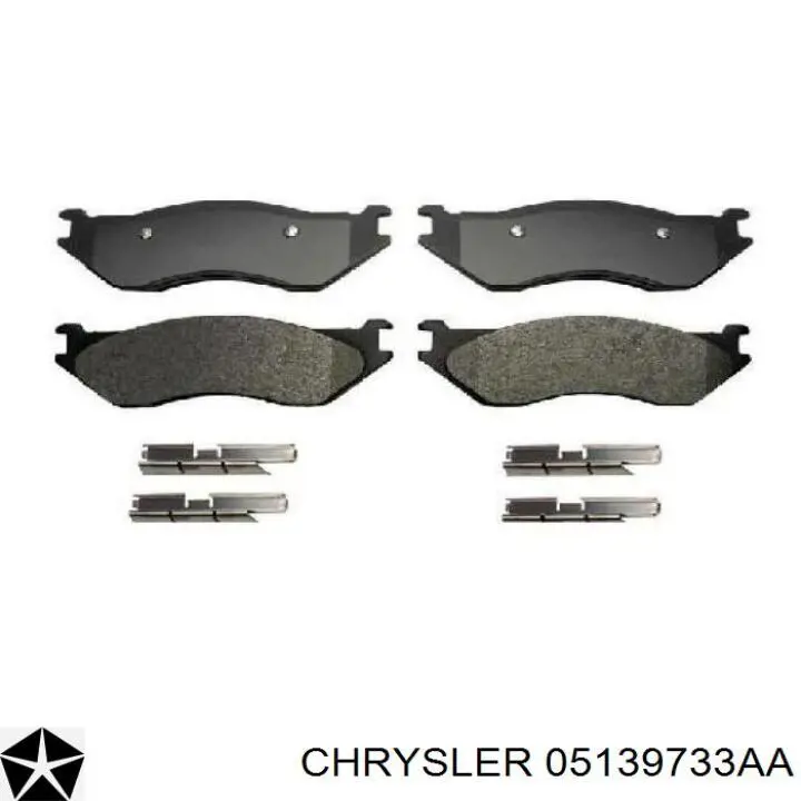 Pastillas de freno 05139733AA Chrysler