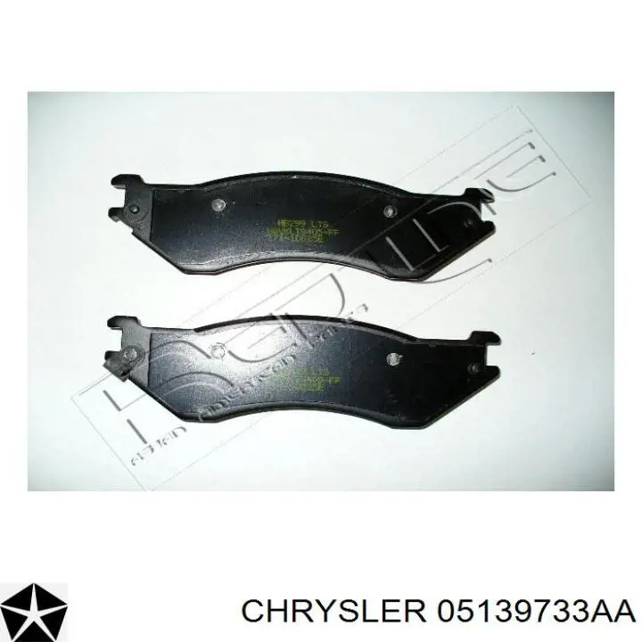Pastillas de freno 5093796AA Chrysler
