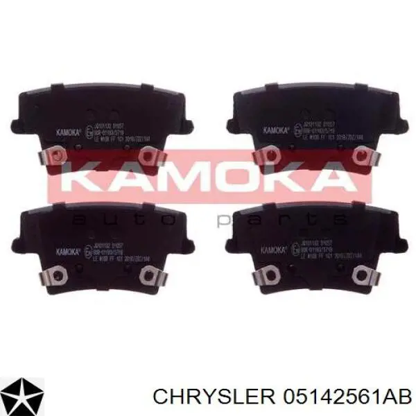 Comprar 05142561AB Chrysler Pastillas de freno traseras