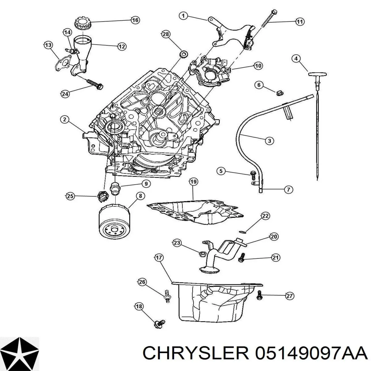 Comprar 4868672AA Chrysler Sensor de presión de aceite