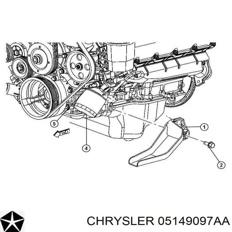 Comprar 05149097AA Chrysler Sensor de presión de aceite