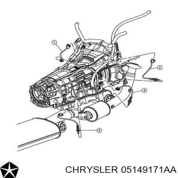 05149171AA Chrysler sonda lambda