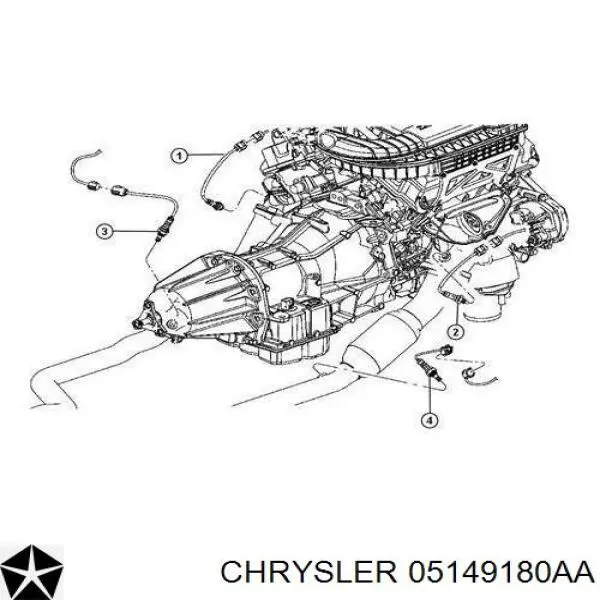 05149180AA Chrysler sonda lambda