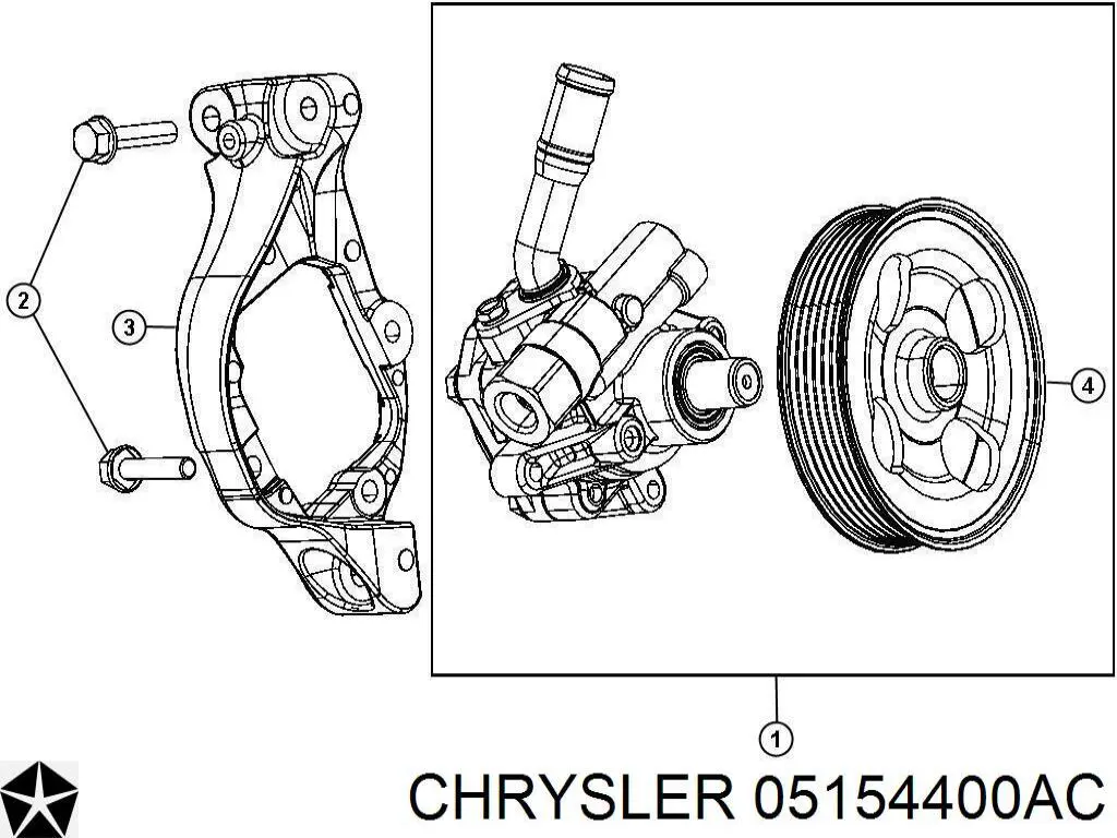 Comprar 05154400AC Chrysler Bomba servodireccion