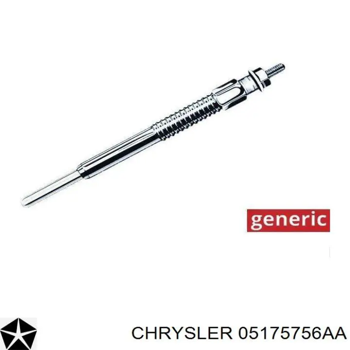 Bujía de precalentamiento Chrysler 05175756AA