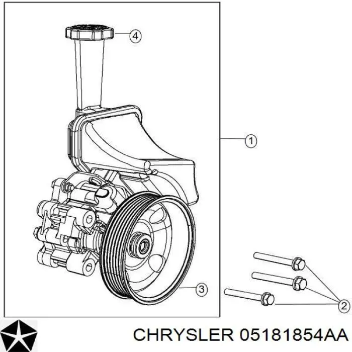 Bomba de dirección asistida  Chrysler 5181854AA precio, desde 870,53 EUR