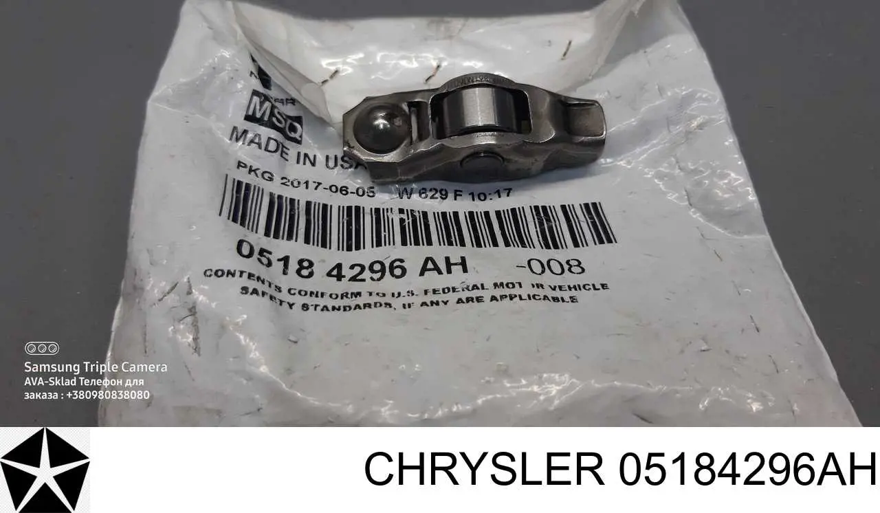 05184296AH Chrysler palanca oscilante, distribución del motor