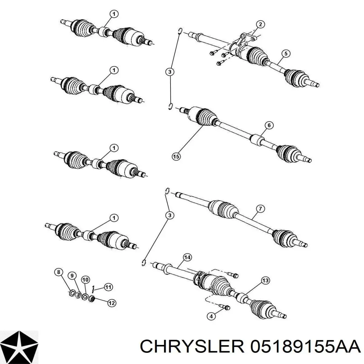 K05189155AA Fiat/Alfa/Lancia