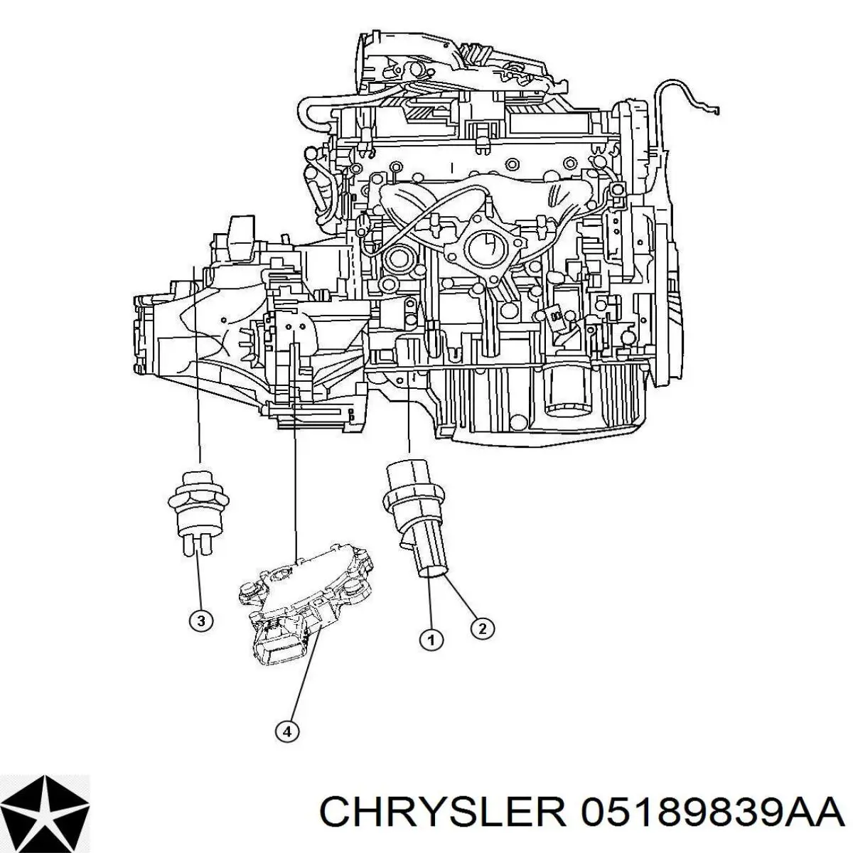 Sensor de posición del selector de la transmisión automática Fiat/Alfa/Lancia K05189839AA precio, desde 221,02 EUR